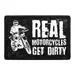 Pull Patch Real Motorcycles Get Dirty patch 76x51 mm velcro