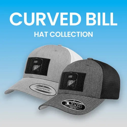 Pull Patch Trucker Curved Bill snapback kasket sort