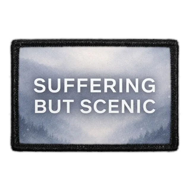 Pull Patch Suffering But Scenic patch velcro 3x2 vandring
