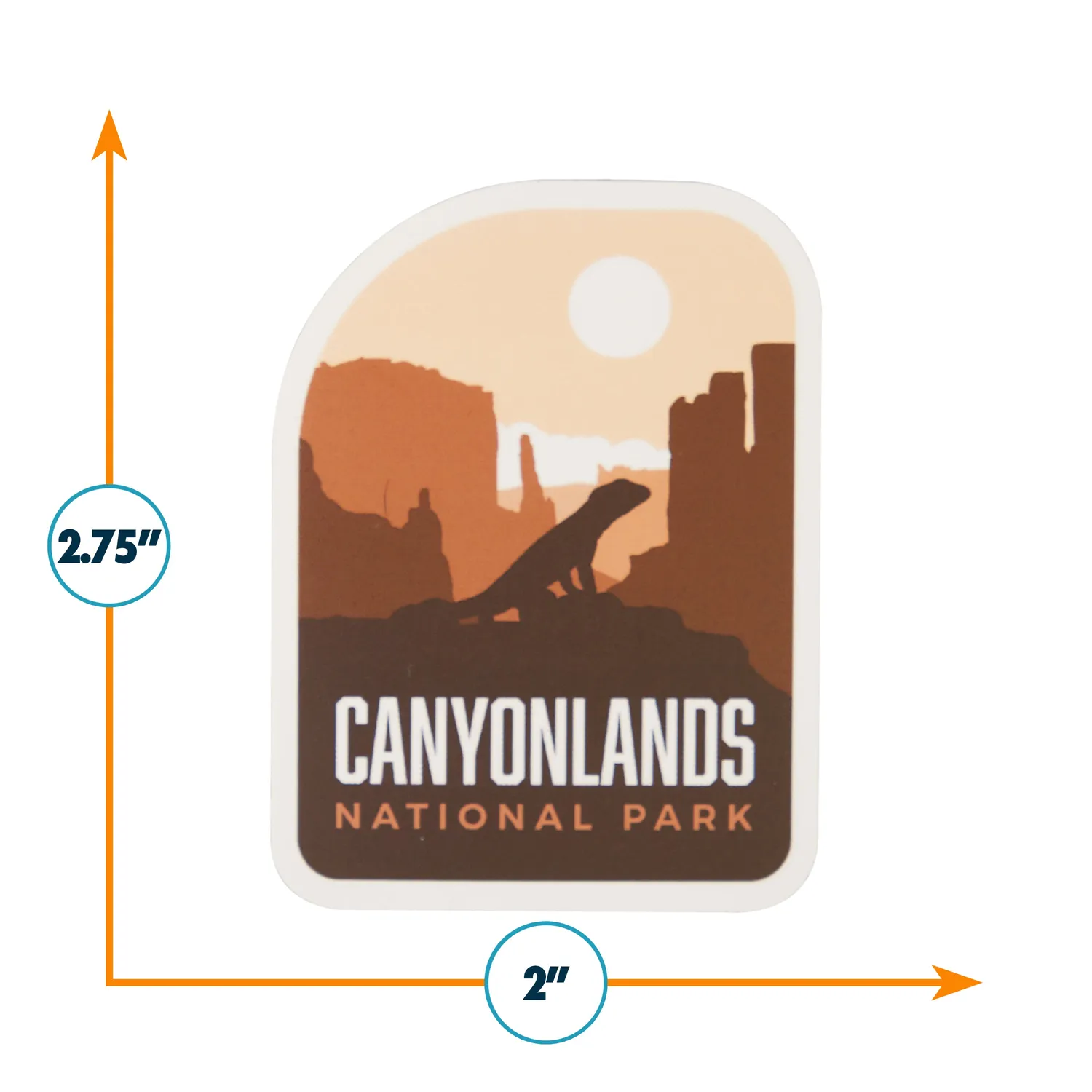 Vagabond Heart Canyonlands klistermærke vinyl