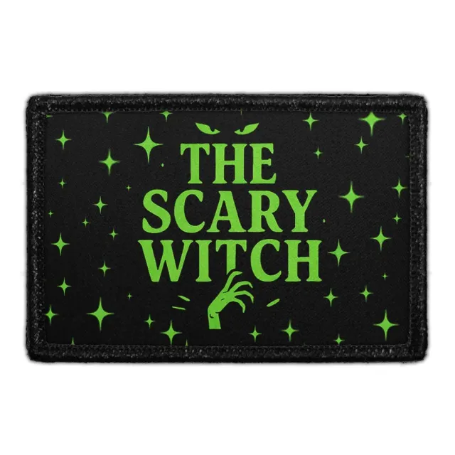 Pull Patch The Scary Witch patch velcro heks