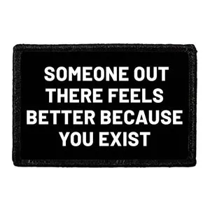 Pull Patch Someone Out There Feels Better patch 3x2 velcro