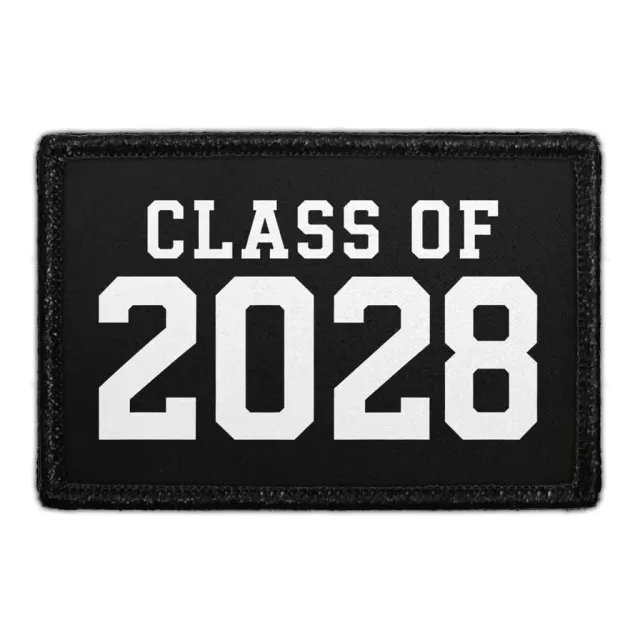 Pull Patch Class of 2028 patch 3x2 velcro til kasket