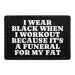 Pull Patch Wear Black Workout patch med velcro