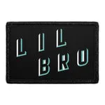 Pull Patch Lil Bro patch 3x2 velcro humor