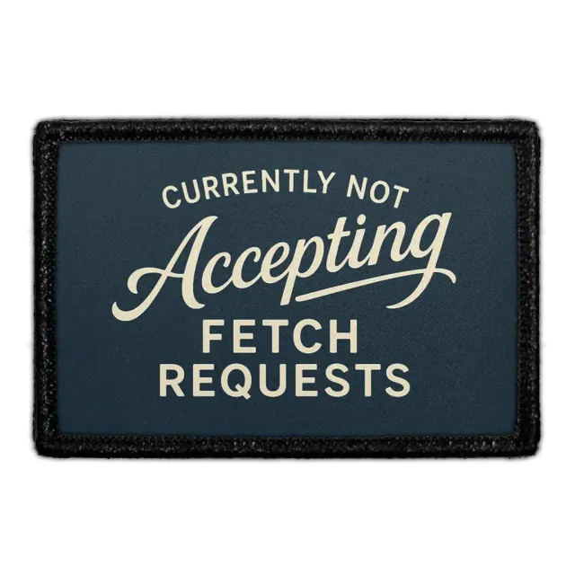 Pull Patch Fetch Requests patch 7,6x5 cm velcro