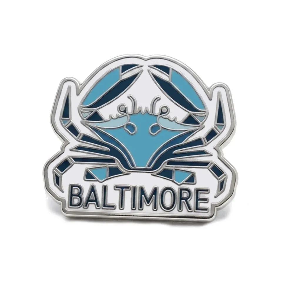 Vagabond Heart Baltimore Maryland pin emalje 25 mm