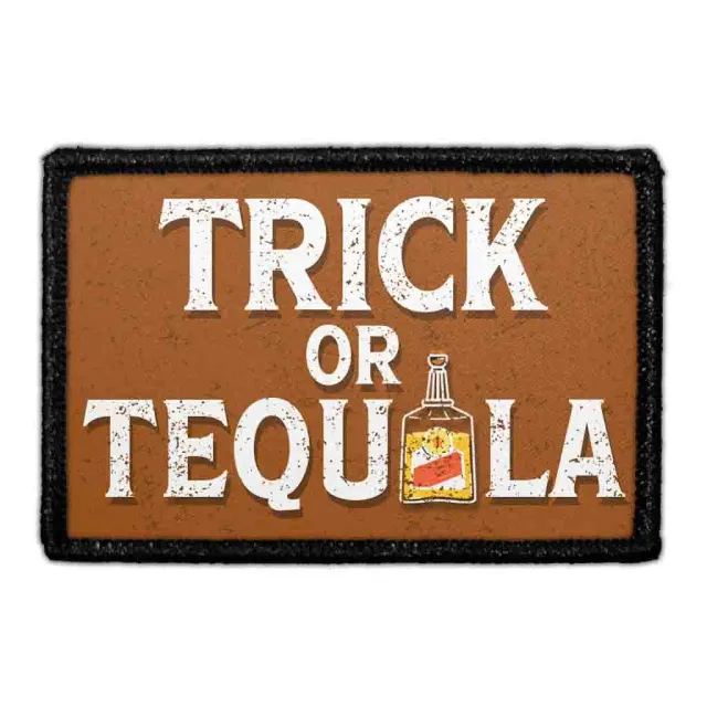 Pull Patch Trick Or Tequila patch halloween