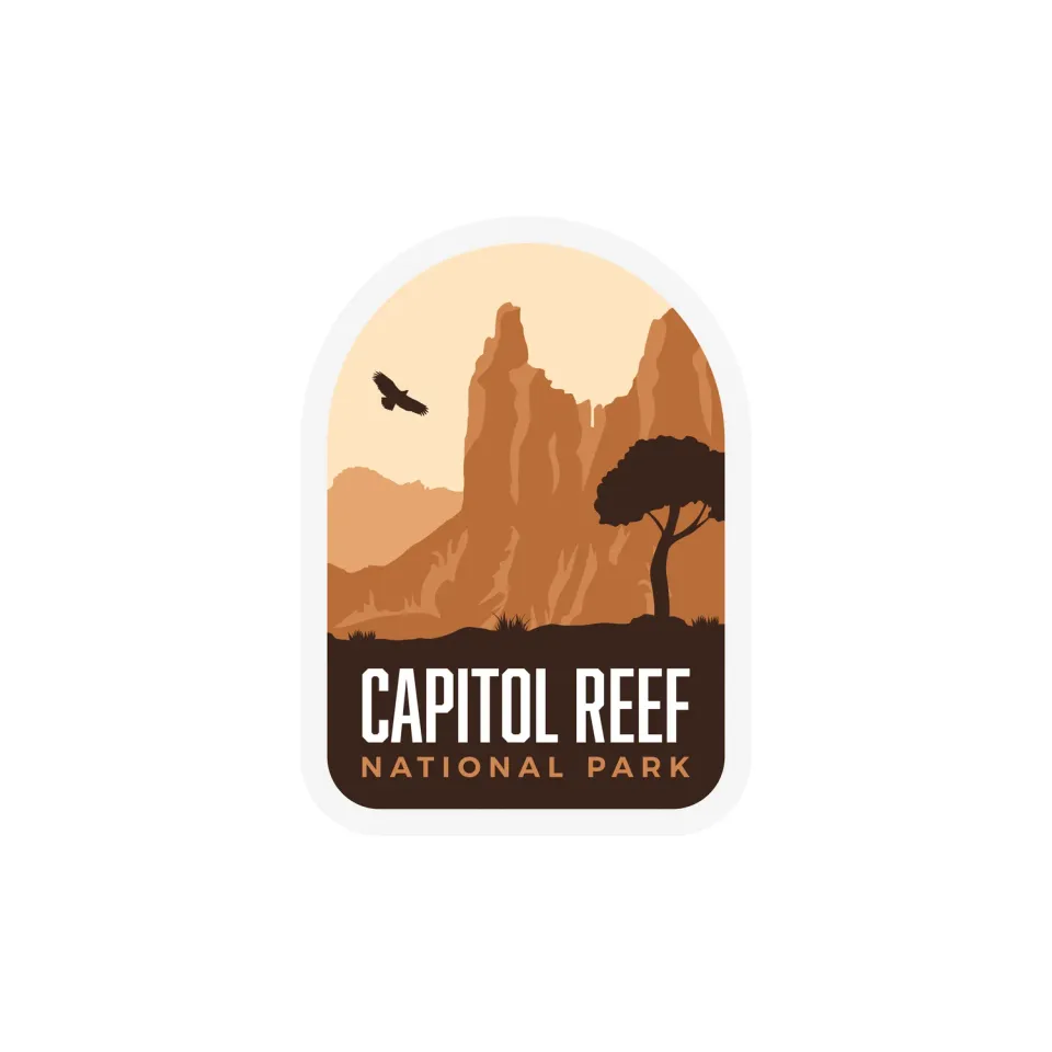 Vagabond Heart Capitol Reef klistermærke vejrbestandig