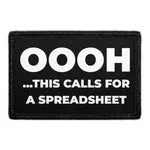 Pull Patch Oooh This Calls For A Spreadsheet velcropatch sjov