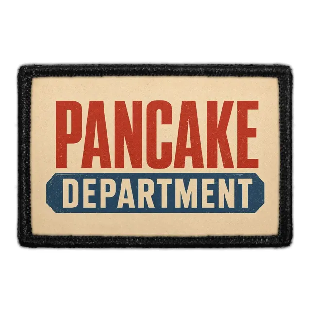 Pull Patch Pancake Department patch med velcro football