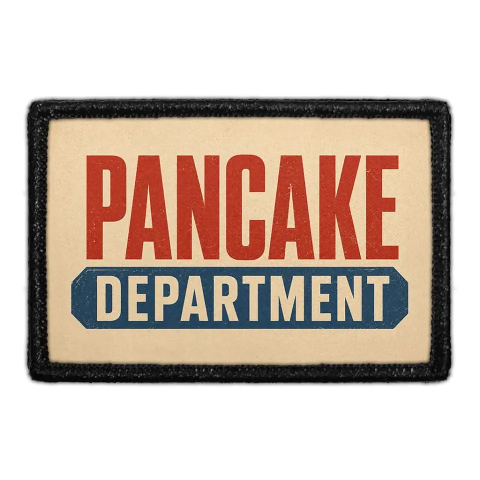 Pull Patch Pancake Department patch med velcro football