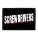 Pull Patch Screwdrivers mærke med velcro 76x51 mm