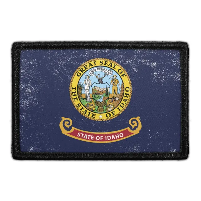 Pull Patch Idaho State Flag patch distressed