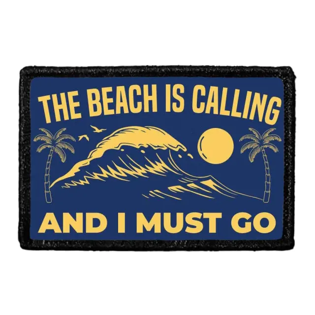 Pull Patch Beach Is Calling patch med velcro ferie
