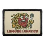Pull Patch Linguini Lunatics Italy patch 76 mm sjov