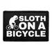 Pull Patch Sloth On A Bicycle patch med velcro