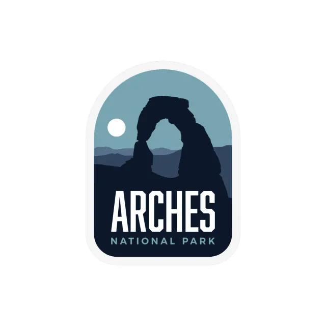 Vagabond Heart Arches klistermærke delicate arch