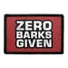 Pull Patch Zero Barks Given patch med velcro hund