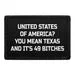 Pull Patch You Mean Texas And 49 Bitches patch 76x51 mm