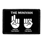 Pull Patch The Minivan Two In The Front patch med velcro sjov
