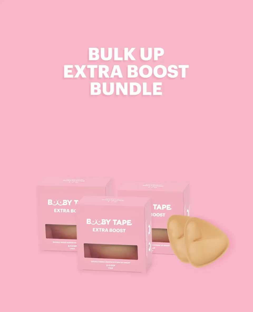 Booby Tape Bulk Up Extra Boost brysttape 3-pak A-C