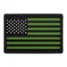 Pull Patch Green Stripes patch med velcro grøn-hvid