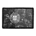 Pull Patch Portugal Flag patch sort hvid distressed