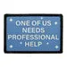 Pull Patch Professional Help patch med velcro 1 stk tekst