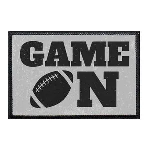 Pull Patch Game On Football patch 76 mm velcro