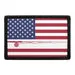 Pull Patch US Flag Fly Fishing patch 76x51mm farve