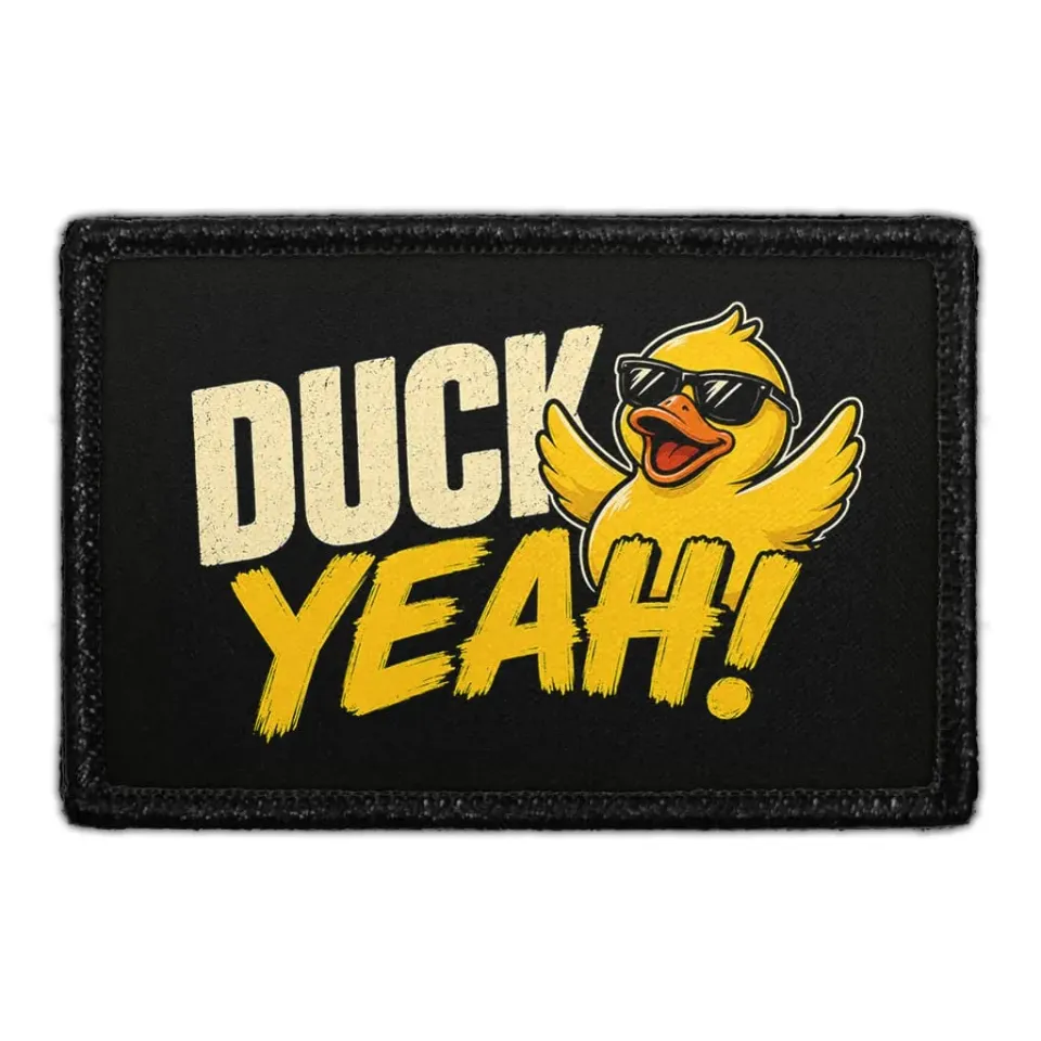Pull Patch Duck Yeah! patch and sjov med velcro