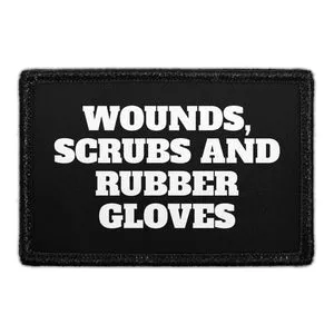 Pull Patch Wounds Scrubs Rubber Gloves patch med velcro