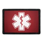Pull Patch Medic Symbol White Red patch med velcro