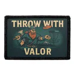 Pull Patch Throw With Valor patch med velcro 76x51 mm