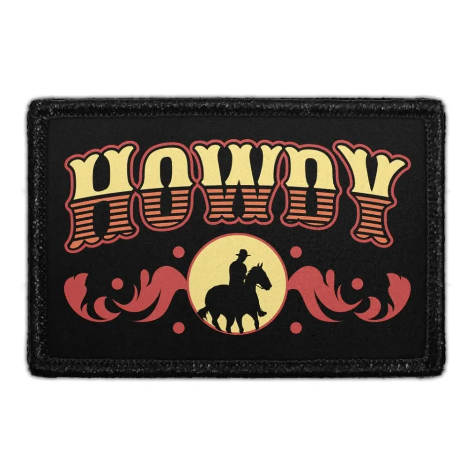 Pull Patch Howdy patch med velcro 76 mm