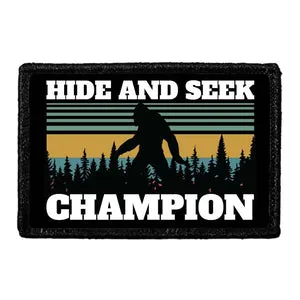 Pull Patch Hide And Seek Champion patch med velcro sjov