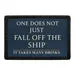 Pull Patch Fall Off The Ship patch 7,6x5 cm velcro humor