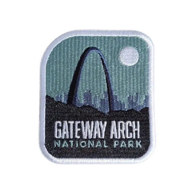 Vagabond Heart Gateway Arch strygemærke broderet