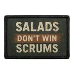 Pull Patch Salads Don't Win Scrums patch 76x51 mm velcro