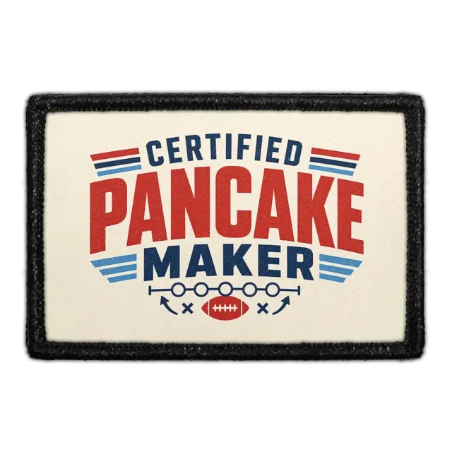 Pull Patch Certified Pancake Maker patch 7,6x5 cm football