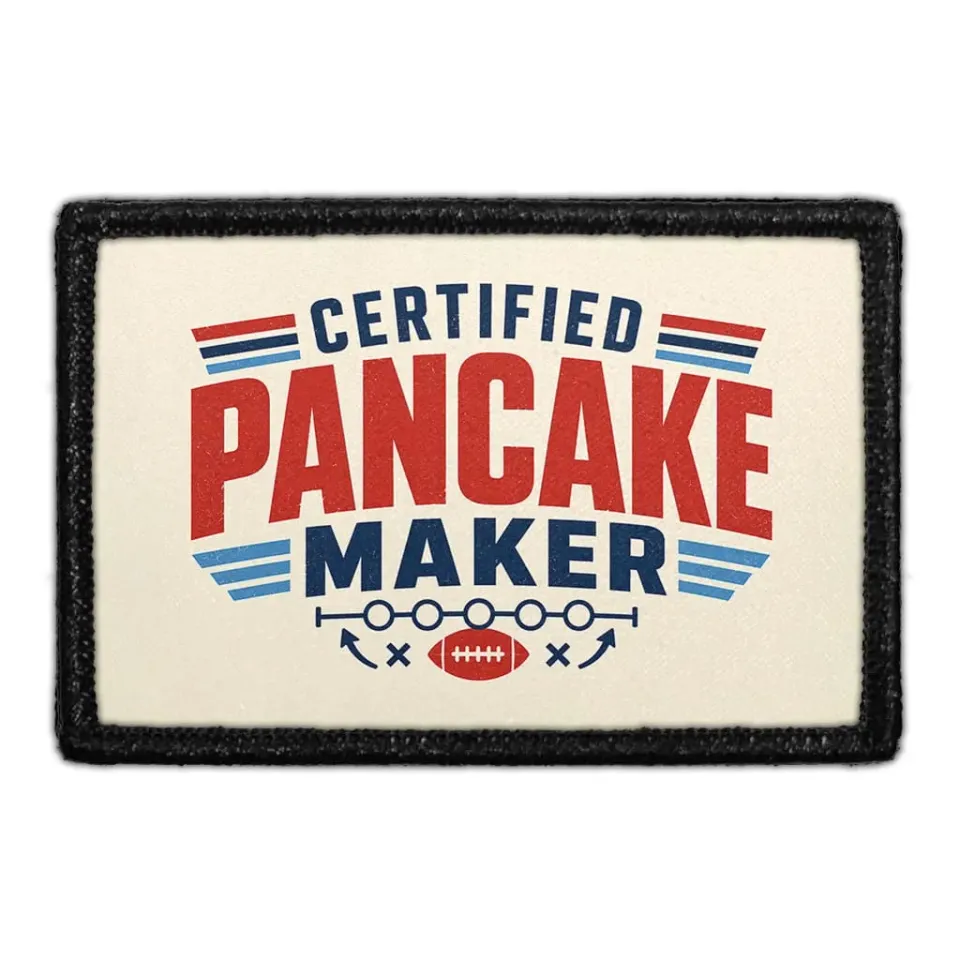 Pull Patch Certified Pancake Maker patch 7,6x5 cm football