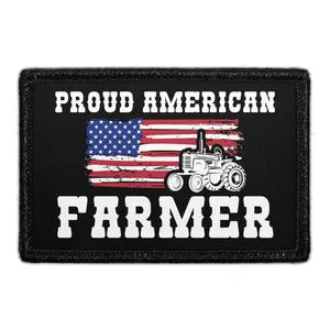 Pull Patch Proud American Farmer patch med velcro