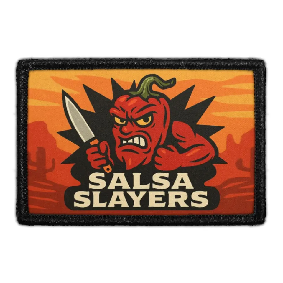 Pull Patch Salsa Slayers patch madhold 76x51 mm