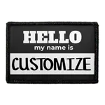 Pull Patch Hello My Name Is patch sort med navn