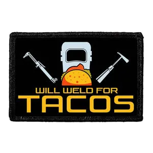 Pull Patch Will Weld For Tacos patch med velcro svejser