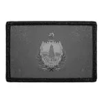 Pull Patch Vermont State Flag patch sort hvid velcro