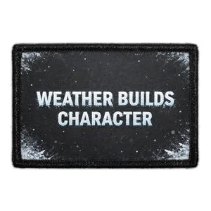 Pull Patch Weather Builds Character patch 3x2 velcro