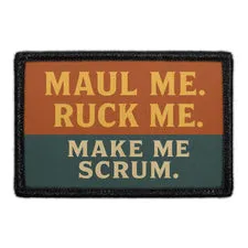 Pull Patch Maul Me Ruck Me patch 7,6x5 cm rugby