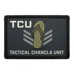 Pull Patch Tactical Chancla Unit TCU patch velcro 3x2